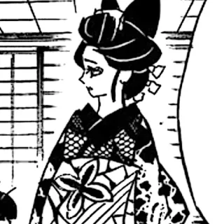🪶 wanita, kimono, pakaian tradisional, Jepang, budaya, gaya rambut whatsapp sticker