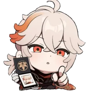 🤭 Kaedehara Kazuha Genshin Impact Anime, Sticker, Genshin Impact, Personaje, Kazuha, Fanart, Juego telegram sticker