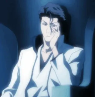 🥱 Sosuke Aizen Bleach anime, manga, aizen, sosuke, villain telegram sticker