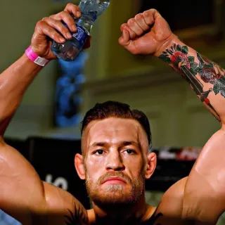 👑 Conor McGregor Конор Макгрегор, боец MMA, UFC, тату, спортсмен, смешанные единоборства, спорт whatsapp sticker