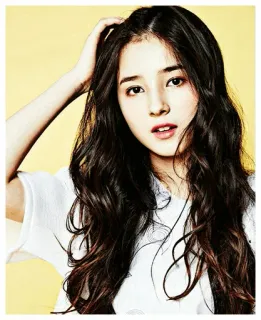 🥀 Nancy Portrait, Frau, Brünette, Koreanisch, Promi, Schauspielerin, Sängerin whatsapp sticker