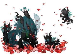 ❤️ Pônei, Corações, Amor, Amizade, Desenho animado, Fofo, Animal whatsapp sticker