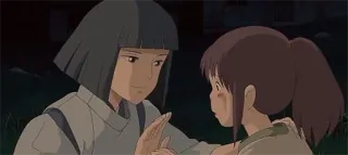 ❤ Haku Spirited Away a viagem de chihiro, haku, chihiro, anime, studio ghibli whatsapp sticker