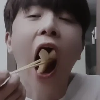🐮 먹기, 음식, 젓가락, 아시아, 사람 telegram sticker