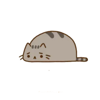 🐱 Pusheen kat, schattig, Pusheen, cartoon telegram sticker