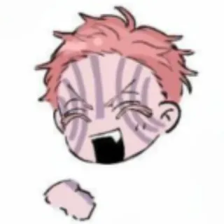 😄 Akaza Demon Slayer Аниме, Демон, Аказа, Клинок, рассекающий демонов, Наклейка, Персонаж telegram sticker