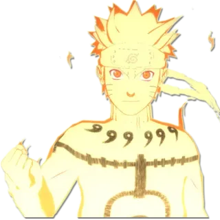 😐 Naruto アニメ, 漫画, うずまきナルト, 忍者, 九喇嘛, 火影 telegram sticker