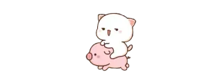 🫖 kucing, babi, hewan, lucu, kartun telegram sticker