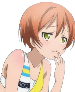 😏 COR Anime, Ragazza, Cartone animato, Personaggio whatsapp sticker