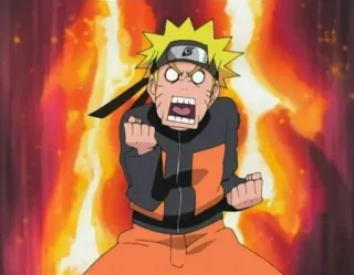 🍜 Naruto Uzumaki Naruto Anime, Manga, Naruto, Naruto Uzumaki, Personnage, En colère, Sticker whatsapp sticker