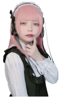 🤤 Cosplay, Maid, Anime, Kostuum, Schattig, Meisje telegram sticker