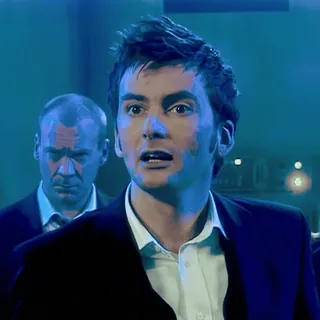 🤦♂ David Tennant Mann, Schauspieler, ernst, Anzug telegram sticker