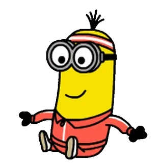 🍋 Minion Despicable Me Minion, Cartoon, Figur, Übung, Fitness, Lustig telegram sticker