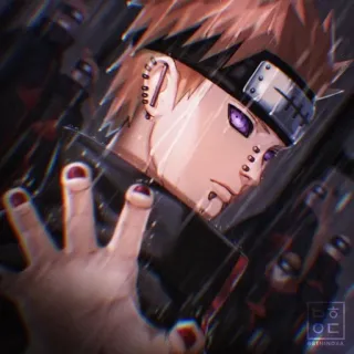 🖖 Pain Naruto Anime, Naruto, Pain, Mangá, Personagem, Ninja whatsapp sticker