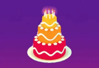 🍰 cake, birthday, candles, celebration, sweet telegram sticker
