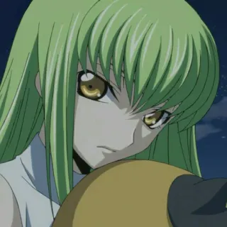 🔗 C.C. Code Geass Anime, Mangá, Personagem, C.C., Code Geass telegram sticker