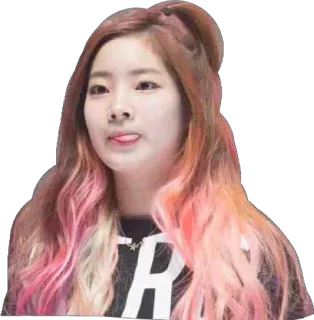 😛 Dahyun dahyun, twice, kpop, cantante, idol, coreana telegram sticker
