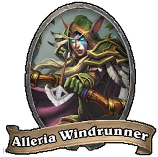🍃 Alleria Windrunner Elfe, Archer, Fantaisie, Alleria, Coursevent whatsapp sticker