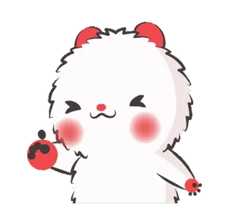 🙅‍♂ ours, panda, animal, dessin animé, mignon whatsapp sticker