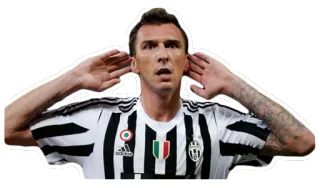 👂 piłkarz, sportowiec, świętowanie, sport, piłka nożna telegram sticker