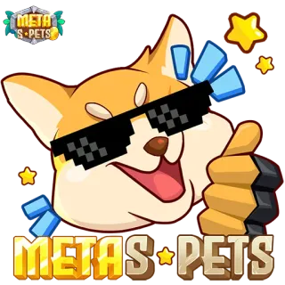👍 METAS PETS Hund, Tier, Brille, cool, Daumen hoch telegram sticker