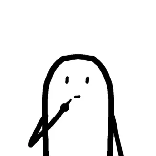 🌱 막대기 인간, 가운데 손가락, 불쾌한, 무례한, 몸짓 telegram sticker