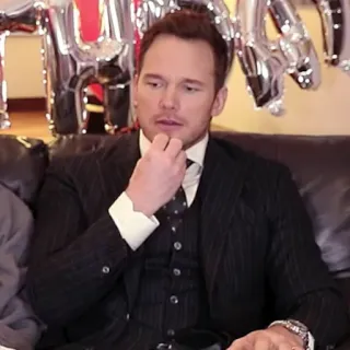 🐁 Chris Pratt aktor, pria, setelan, selebriti, potret telegram sticker