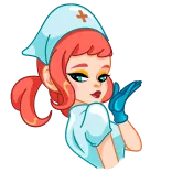 Cute Nurse | @Premium_Emojis_Telegram telegram emojis 😘