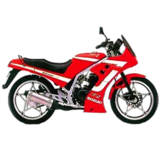 😭 motocykl, motocykl, Suzuki, czerwony, pojazd, transport telegram sticker