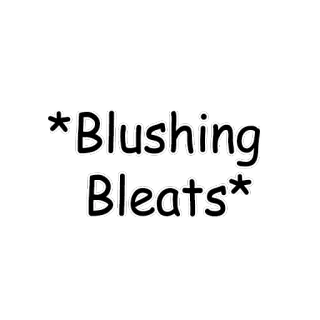 😳 *Blushing Bleats* краснеющий, блеет, овца, животное, милый telegram sticker