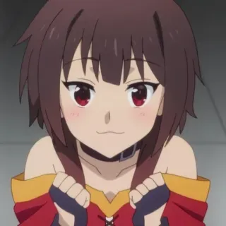 🥳 Megumin Konosuba Anime, Megumin, Konosuba, Personaggio, carino telegram sticker