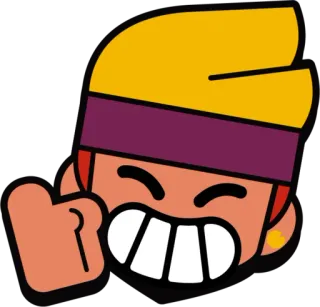 👍 Bull Brawl Stars 브롤스타즈, 불, 게임, 캐릭터, 비디오 게임 telegram sticker