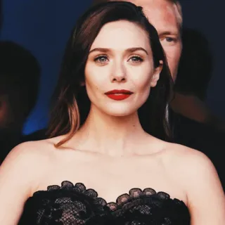 ™ Elizabeth Olsen actress, celebrity, portrait, woman, red carpet telegram sticker