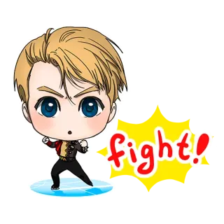 👊 fight! Anime, Chibi, Bertarung, Motivasi, Lucu whatsapp sticker