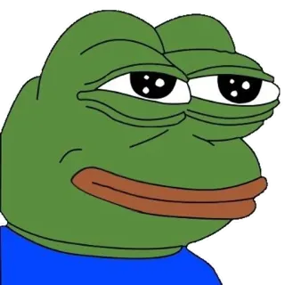 🤩 Pepe the Frog Pepe, frog, meme, internet meme, cartoon, character whatsapp sticker