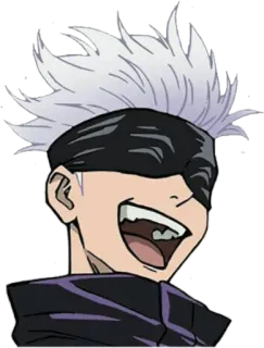 😄 Gojo Satoru Jujutsu Kaisen Аниме, Манга, Годжо Сатору, Магическая битва telegram sticker