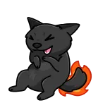 😀 dog, fire, cartoon, humor, animal, funny, meme telegram sticker