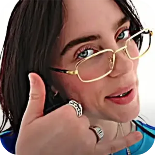 😊 Billie Eilish telegram sticker