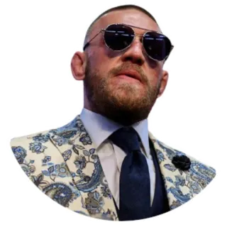 😎 Conor McGregor 康纳·麦格雷戈, MMA, 格斗选手, 爱尔兰, 体育, 名人, 商人, UFC telegram sticker