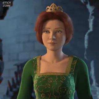 🫑 Princess Fiona Shrek princesse, Fiona, Shrek, dessin animé telegram sticker