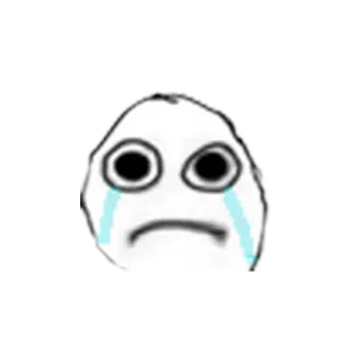 😭 Meme, Llorando, Triste, Molesto, Emocional whatsapp sticker