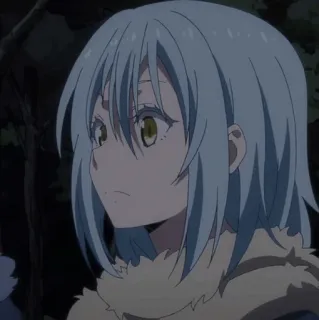 💎 Rimuru Tempest That Time I Got Reincarnated as a Slime Anime, Slime, Isekai, Fantasy, Mostro telegram sticker