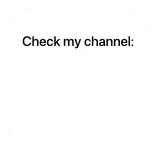 🌐 Check my channel: Канал, Социальные сети, Подписаться whatsapp sticker