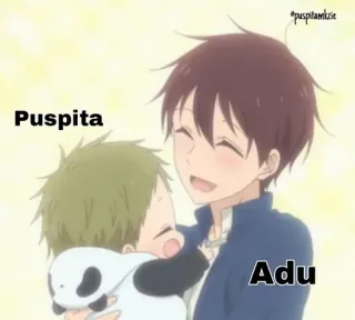 🥴 Puspita
Adu anime, słodkie, przyjaciele, grafika cyfrowa telegram sticker