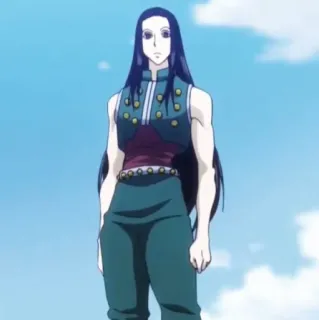 🗝 Illumi Zoldyck Hunter x Hunter Illumi Zoldyck, Hunter x Hunter, Anime, Manga, Charakter, Zoldyck Familie telegram sticker