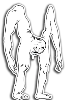 🤤 Meme, flippant, bizarre, art, surréel telegram sticker