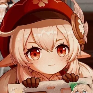 🤠 Klee Genshin Impact Anime, Gioco, Klee, Genshin Impact, Cartone animato telegram sticker