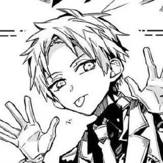 🧡 Anime, Mangá, Personagem, Arte, Ilustração, Desenho, Menino telegram sticker