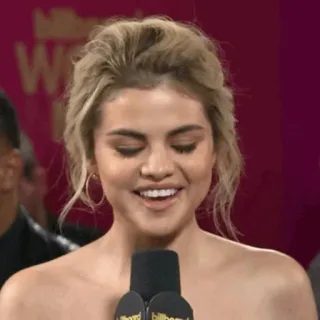 👑 Selena Gomez aktris, penyanyi, selebriti, orang, wanita telegram sticker