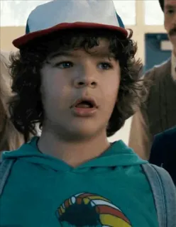 🌞 Dustin Henderson Stranger Things Dustin, Stranger Things, personaggio, televisione, cultura pop, amico telegram sticker